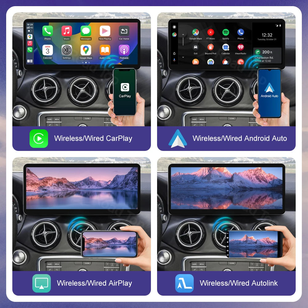 Road Top Linux Ultra Thin Touch Screen for Mercedes Benz B Class W246 2016-2018 NTG5.0 Wir | AUTOKITSHOP
