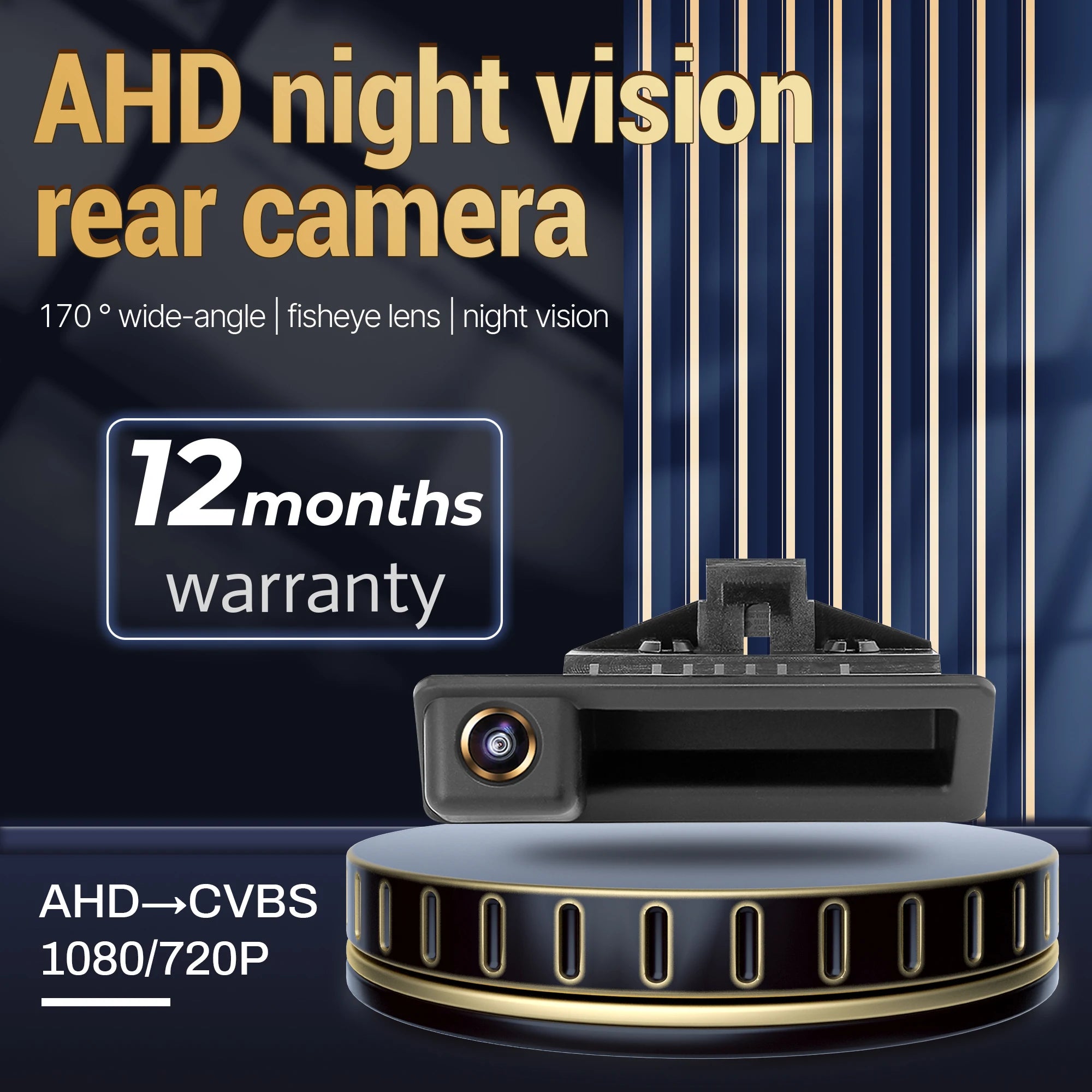 Trunk Handle Camera AHD 1080P 170°Car Rear Car Reverse For BMW E60 E39 E90 E82 E61 X1 E84