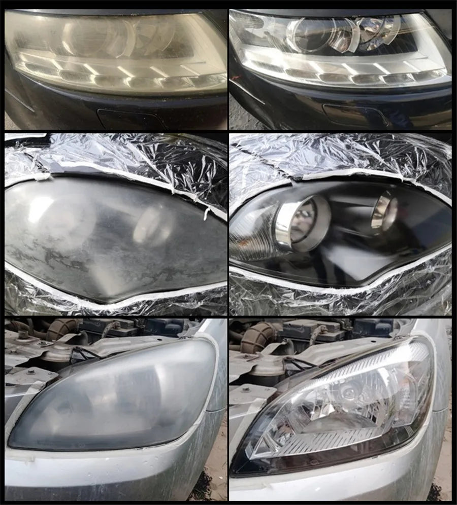 Car Headlight Lens Scratches Restoration Kit Refurbished Atomized Cup