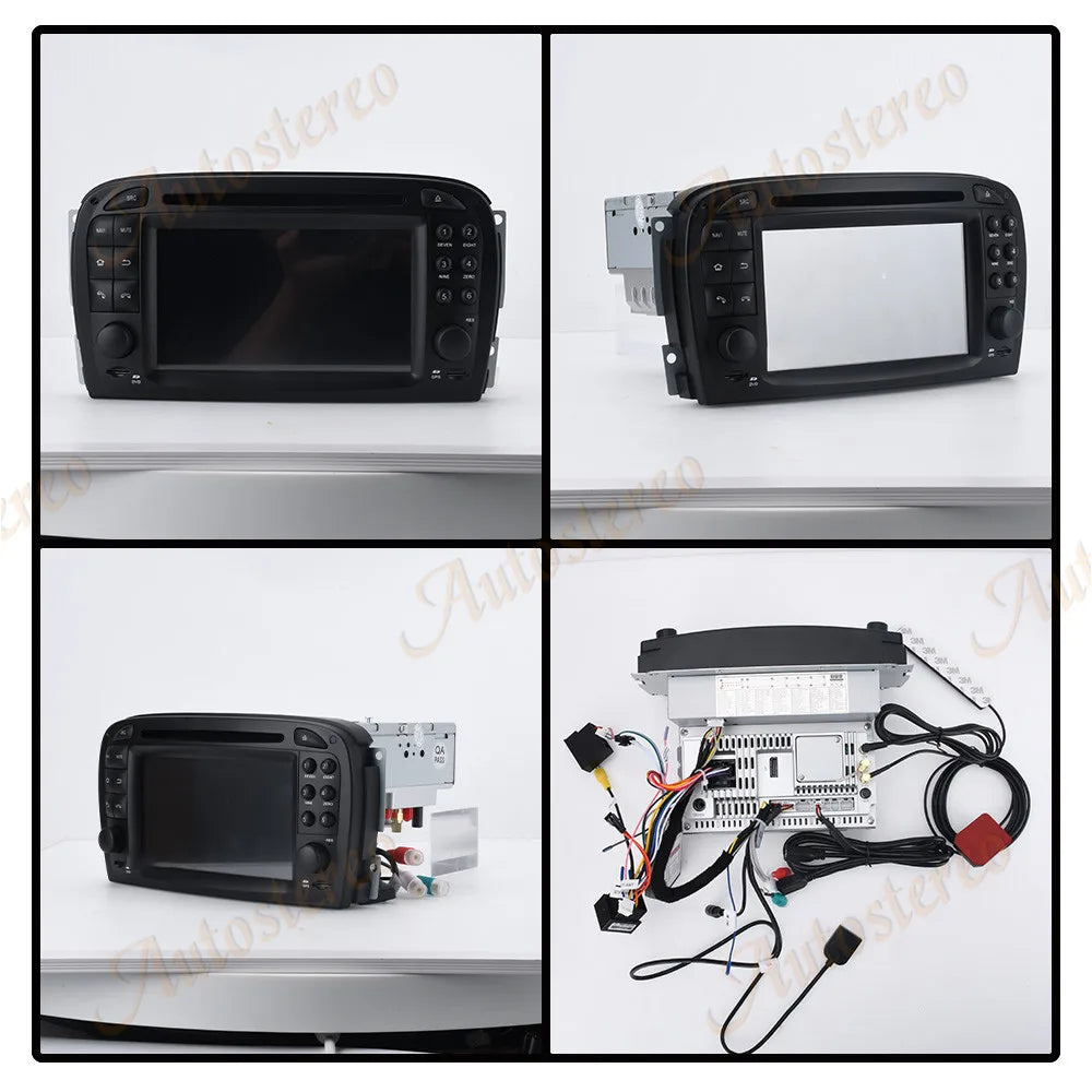 Carplay Android 14 For Mercedes Benz R230 SL500 SL550 2001-04 Car Multimedia Player Car GP