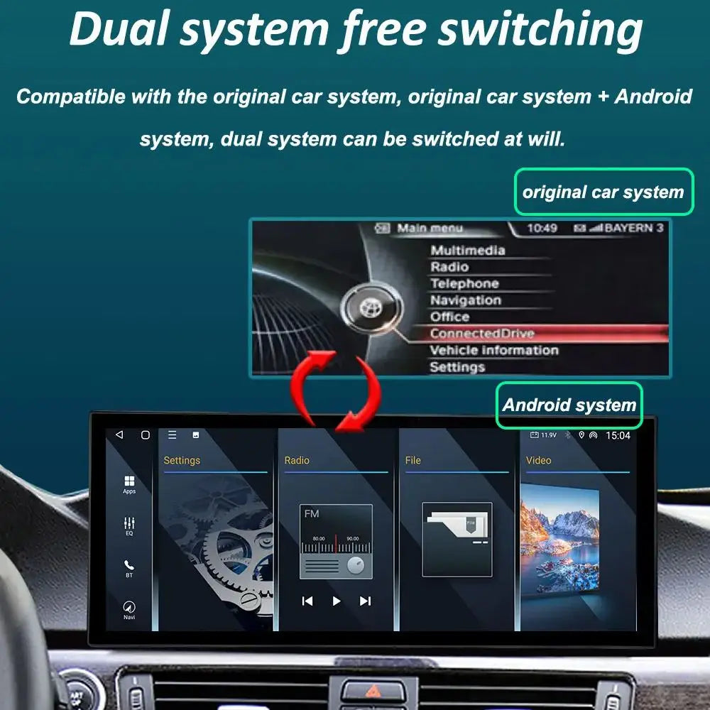 Navigation GPS Android 16 for BMW X5 X6 E70 E71 2008 - 2013 ClC/CCC System Car Radio Multi
