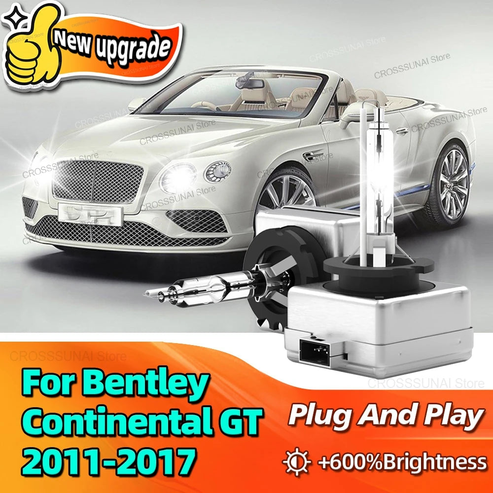 35W HID Headlight Xenon Light Bulbs D3S 6000K Replacement Canbus Car Lamp For Bentley Cont