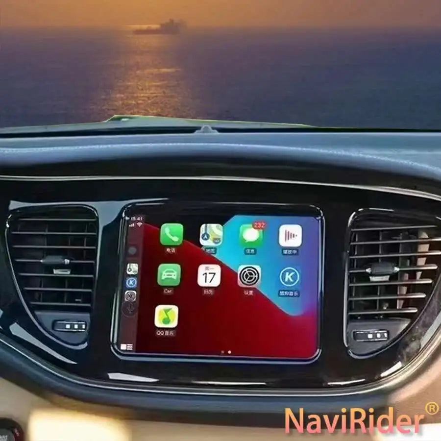 8.4inch For Dodge Ram Challenger Chrysler 300C Jeep Compass Cherokee Commander Android Car