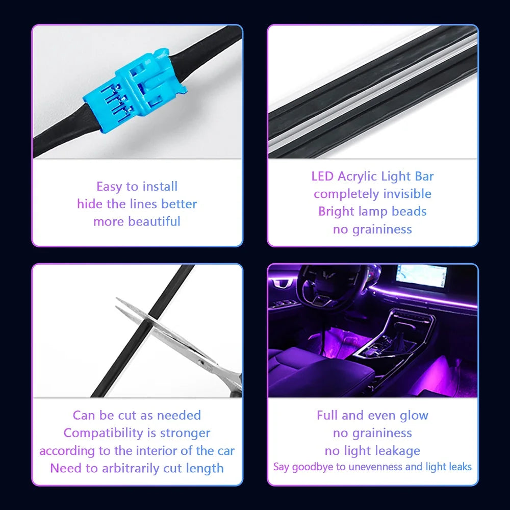 64 RGB - Ambient Light - Car Interior Lighting | AUTOKITSHOP