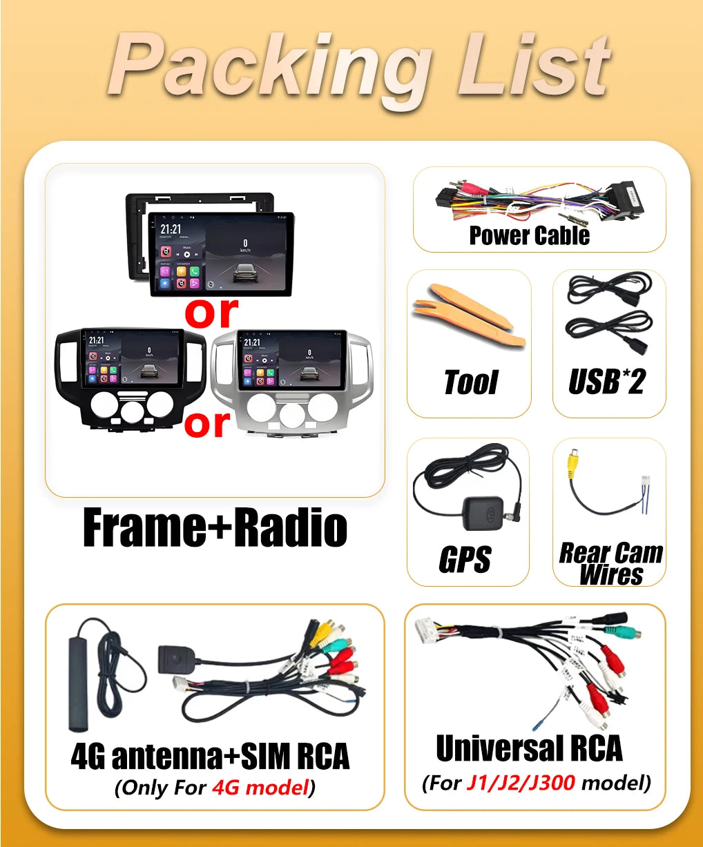 Android 16 Auto Car Radio For NISSAN NV200 2011 2012 2013 2014 2015 2016 2017 2018 Multime | AUTOKITSHOP