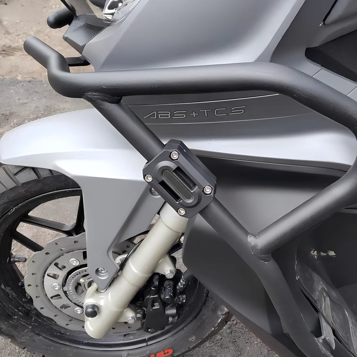 For Honda ADV350 ADV 350 2019 2020 2021 2022 2023 2024 2025 Motorcycle 25mm Crash Bar Bumper Eng - Automotive LED Light