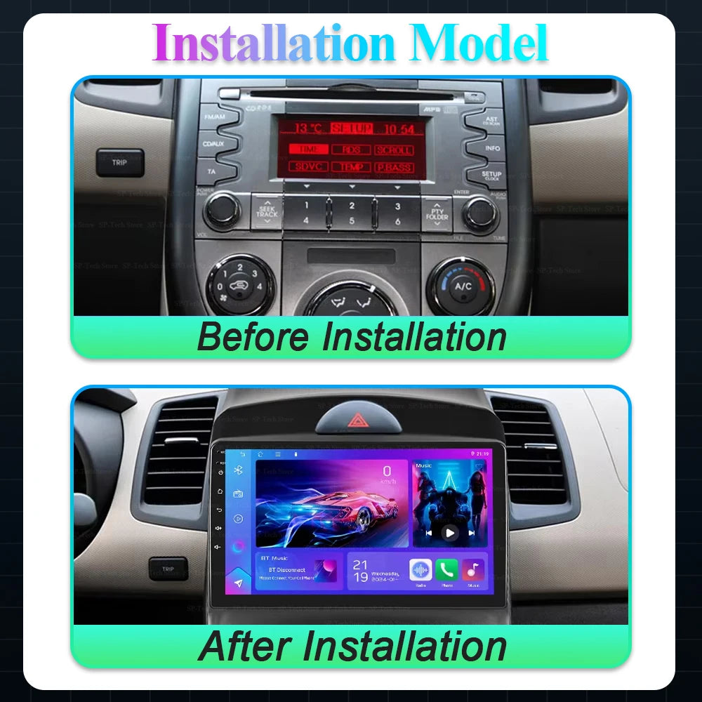 Android 16 For Kia Soul 1 Am 2008 2009 2010 2011 Carplay Auto Car Radio Multimedia Player  | AUTOKITSHOP