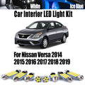10-Piece LED Interior Light Kit for Nissan Versa - Canbus Error-Free Bulbs | AUTOKITSHOP