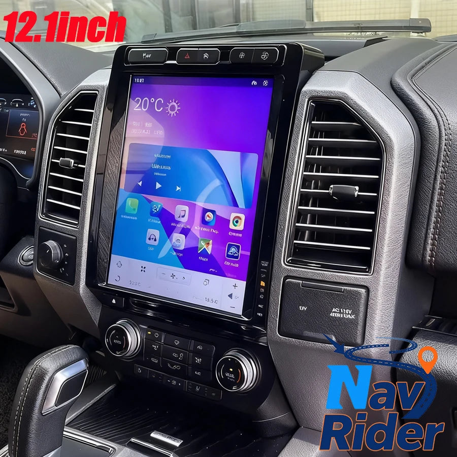 12.1" Screen Android Head Unit For Ford F150 F250 2015-2019 Car Radio Multimedia Player Ca