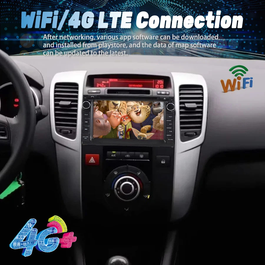Android Screen For Kia Ceed 2007-2016 For Kea Venga 2013 Stereo Navigation Car Multimedia