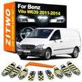 ZITWO 10Pcs Canbus LED Interior Dome Map Ceiling Light Kit For Mercedes Benz Vit for Mercedes W639 - Automotive LED Ligh
