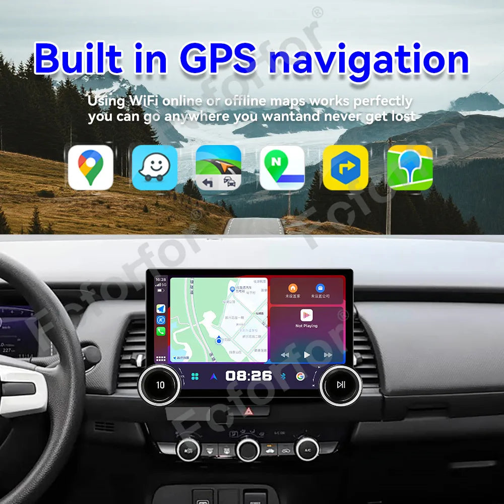 Ultra Clear HD Large Display High End 11.5 Inch Wireless Carplay Android 15 GPS Navi Multi