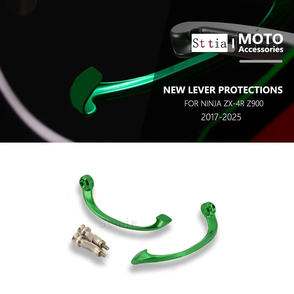 Motorcycle Brake Handle Protects CNC Hand Brake Clutch Levers Guard For Kawasaki for ZX4R Z900 2017-2025 - Automotive LE