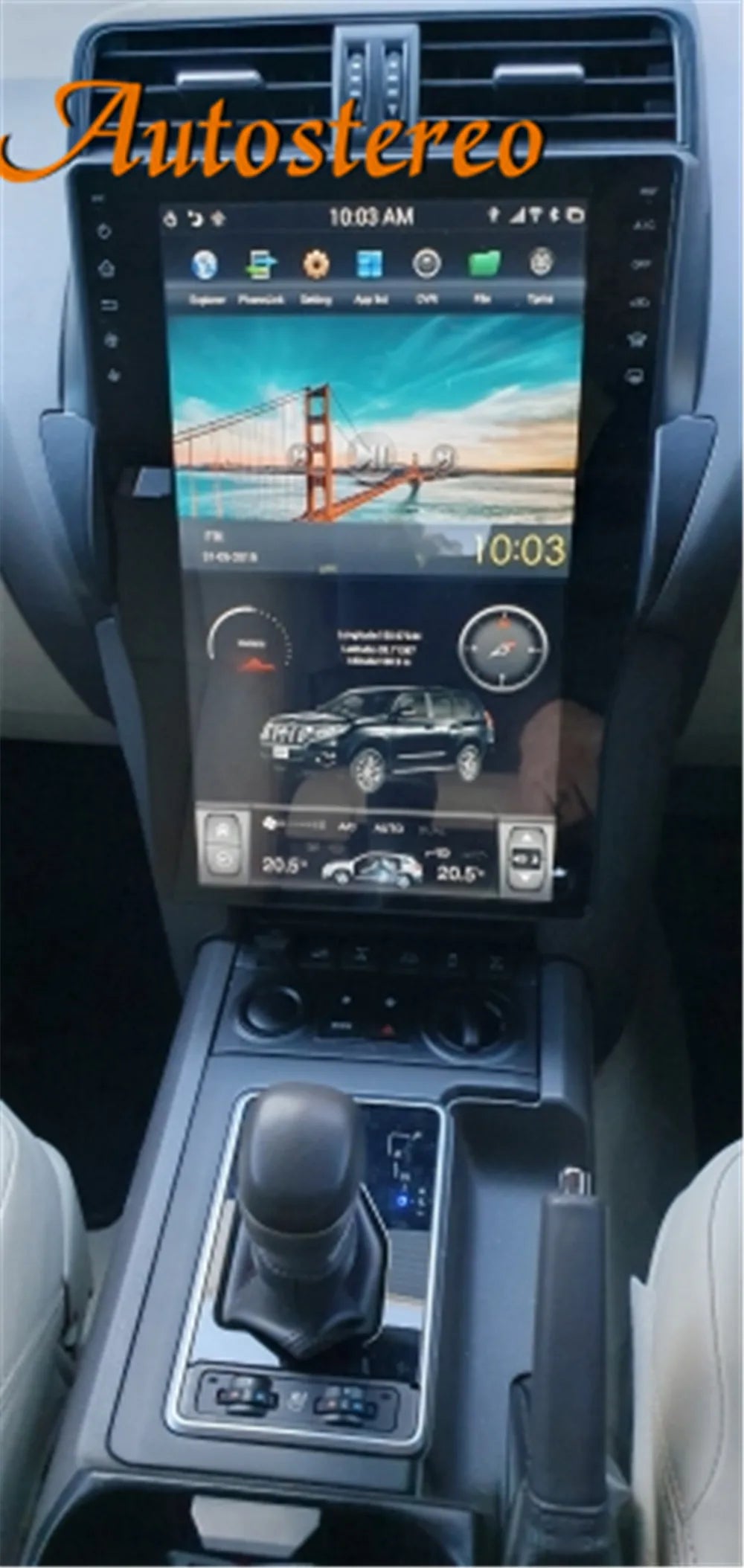 Carplay 16 Inch Android For TOYOTA Land Cruiser Prado 150 2018-2023 Tesla Style Car Multim