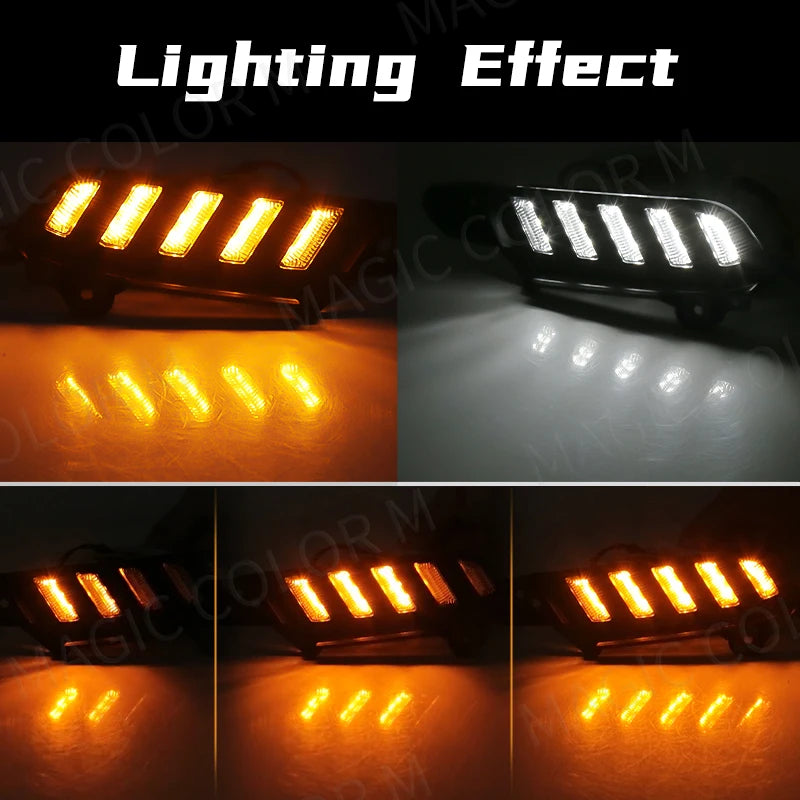For Toyota Tacoma 2016 2017 2018 2019 2020 2021 2022 2023 LED Daytime Running Light White  | AUTOKITSHOP