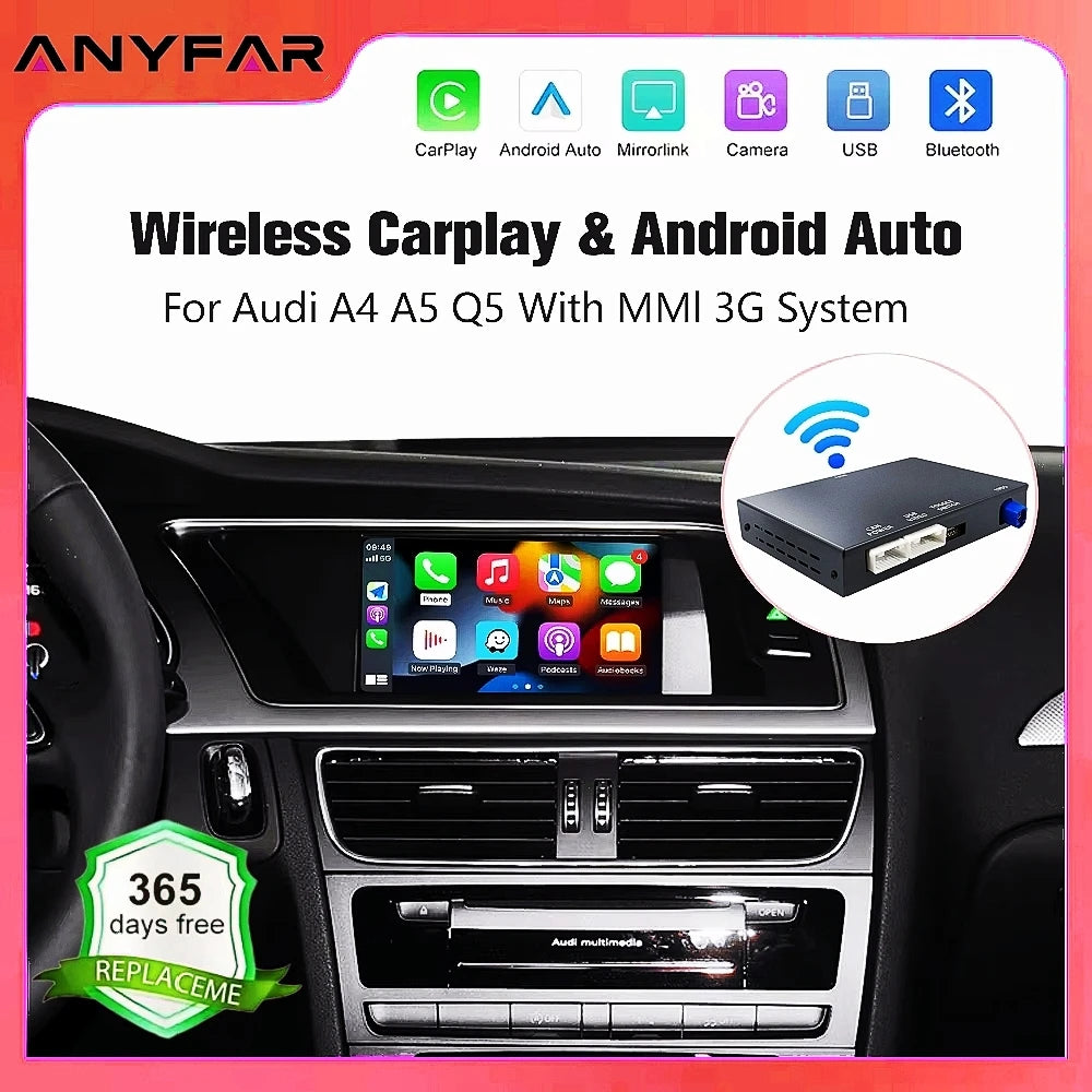 Wireless CarPlay For Audi A4 A5 2008-2016 Q5 2010-2018 Android Auto Mirror Link AirPlay Na | AUTOKITSHOP