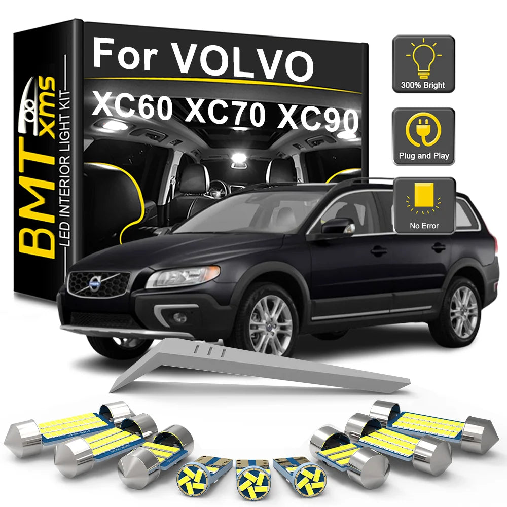 LED Interior Light Kit for Volvo XC60 XC70 XC90 XC 60 70 90 2002-2010 - Canbus Dome Map Door Trunk Bulbs | AUTOKITSHOP