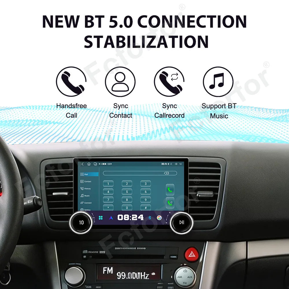 Vision Advanced 11.5 Inch Android 15 HD Touch Wireless CarPlay GPS Navigation Car Media Fo