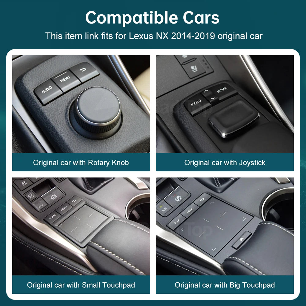 Wireless CarPlay RoadTop for Lexus NX 2014-2019, with Android Auto Mirror Link AirPlay Car