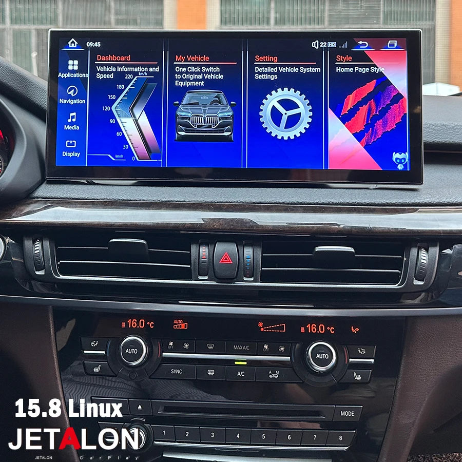 15.8inch LINUX System For BMW 1 3 5 7 Series X1 X3 X5 Z4 CIC CCC EVO NBT Car Video Players