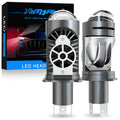 XSTORM H4 Led Projector Headlights Double Lens Light 200W 30000LM H4 LED Projector Lens Mo
