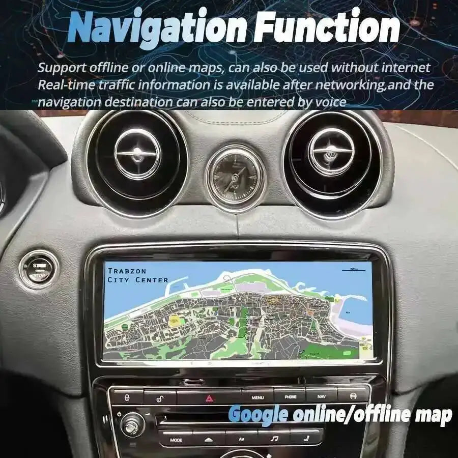 For Jaguar XJ XJL 2011-2015 Car Radio Auto Stereo Wireless Carplay GPS Navigation Multimed