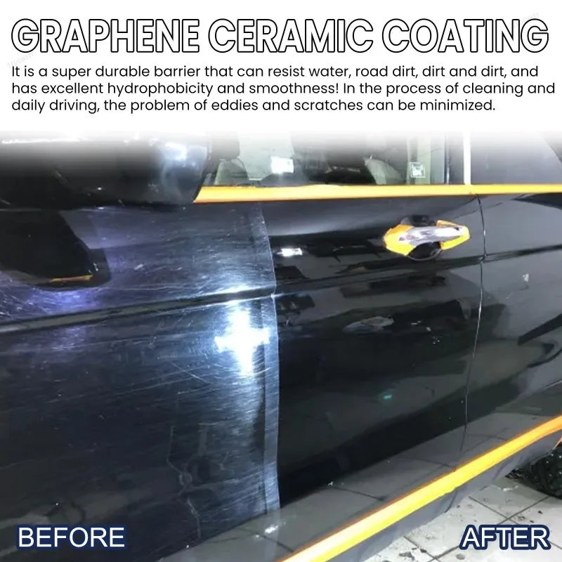 Auto Paint Care 70ml Graphene Ceramic Coating Nano Liquid Glass Plated Crystal Car Polish With S - Automotive LED Light