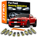 ZITWO 11Pcs Car LED Bulb Accessories Interior Reading Light Kit For Ford Mustang 2010 2011 2012  - Canbus LED Car Light