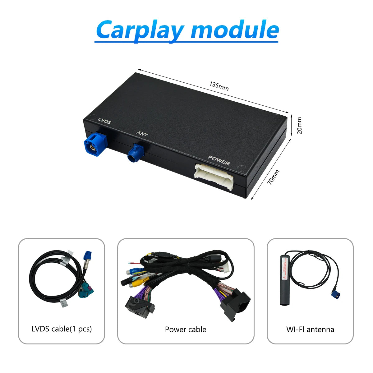 WRWD Wireless CarPlay For Mercedes Benz A CLA GLA W176 C-Class W205 GLC 2015-2018 with And