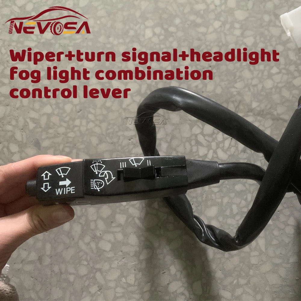 For Unimog Actros 96-02 Truck A0045458124 Indicator Switch Wiper Turn Signal Con for U437 U435 U427 - Automotive LED Lig