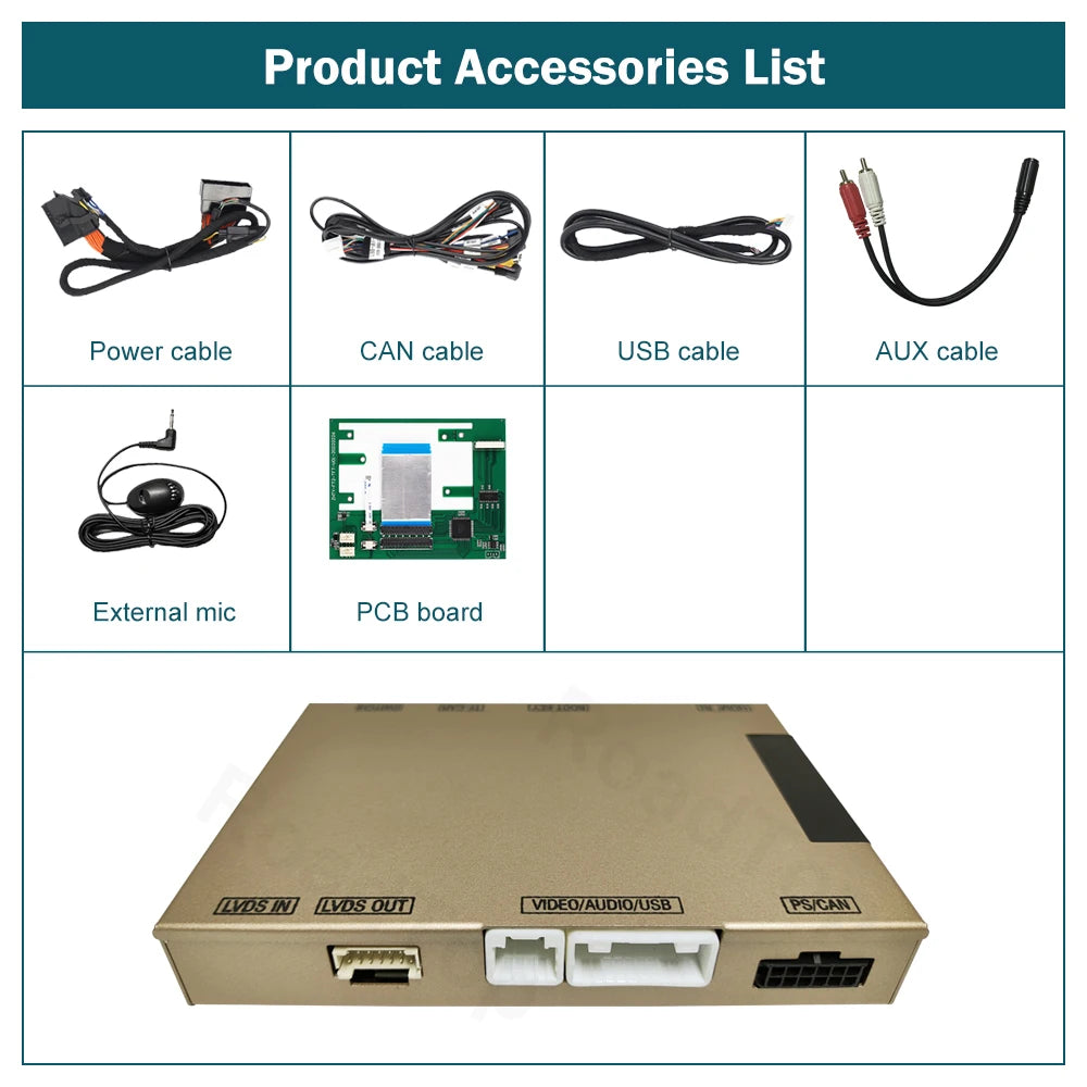 RoadTop Wireless CarPlay for Ford F-150 Expedition Super Duty,with Android Auto Interface
