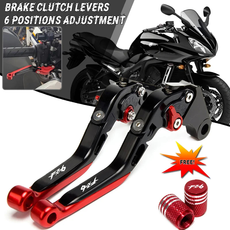 For FZ6R FZ 6 R 2009-2017 FZ6 FAZER 2004-2010 Clutch Lever Brake Lever Set Adjus for FZ6R FZ6 2009-2017 - Automotive LED