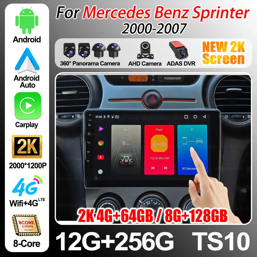 Android 16 Car Radio Head Unit Stereo For Kia Carens Un 2006-2012 Carplay Multimedia Video | AUTOKITSHOP