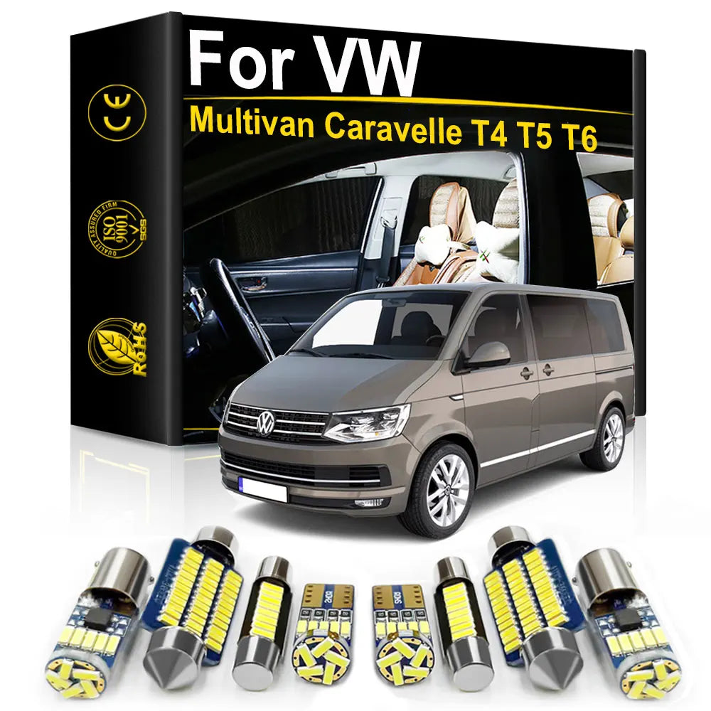 LED Interior Light Kit for VW Transporter Multivan Caravelle T4 T5 T6 - Canbus Error-Free Bulbs | AUTOKITSHOP