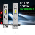 H1 LED CANBUS Headlight Bulb 1000W 6000K White Super Bright Wireless Spotlights Led Lights