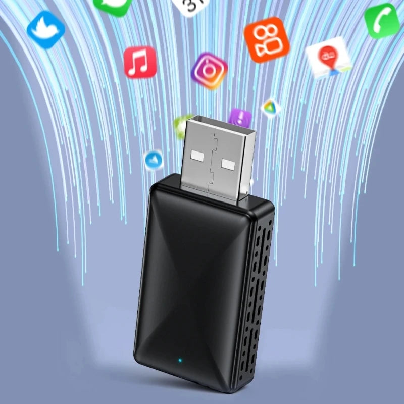 Android Auto Wireless Adapter 2025 New Mini 2 in 1 Box For Apple Carplay Dongle for Cars W | AUTOKITSHOP
