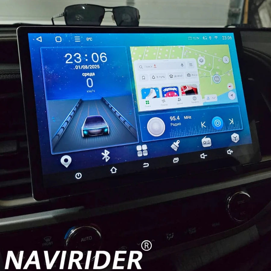 Car Radio For Toyota Highlander Kluger 2013-2015 2K QLED Android 14 Multimedia 4G Video Pl | AUTOKITSHOP