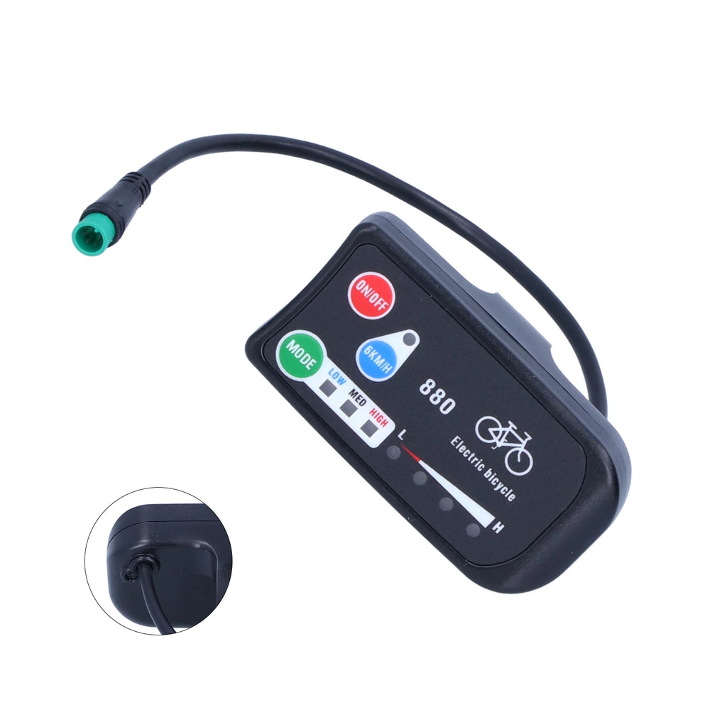LED Display 36V 48V Electric Bicycle KT LED LED 880 E-Bike Control Panel Display Electric Bike P - Automotive LED Light
