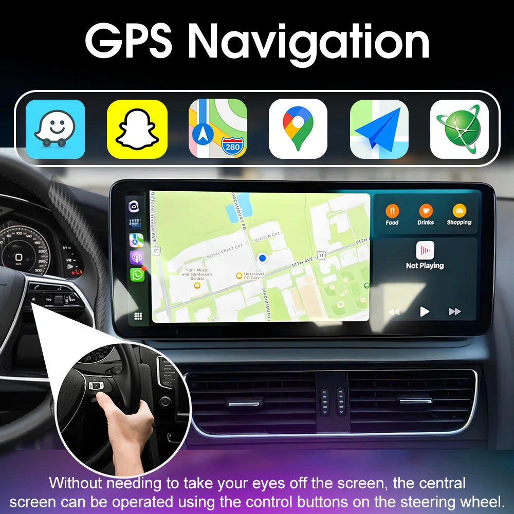 12.3 Stereo Head Unit For Audi A4 B8 A5 2009 2010 2011 2012 2013- 2016 Android 16 Carplay  | AUTOKITSHOP