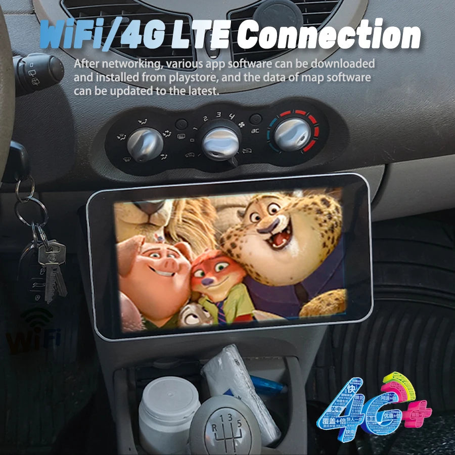 7'' Android 15 Screen Auto Radio For Renault Twingo 2007-2013 Car Multimedia Player Stereo