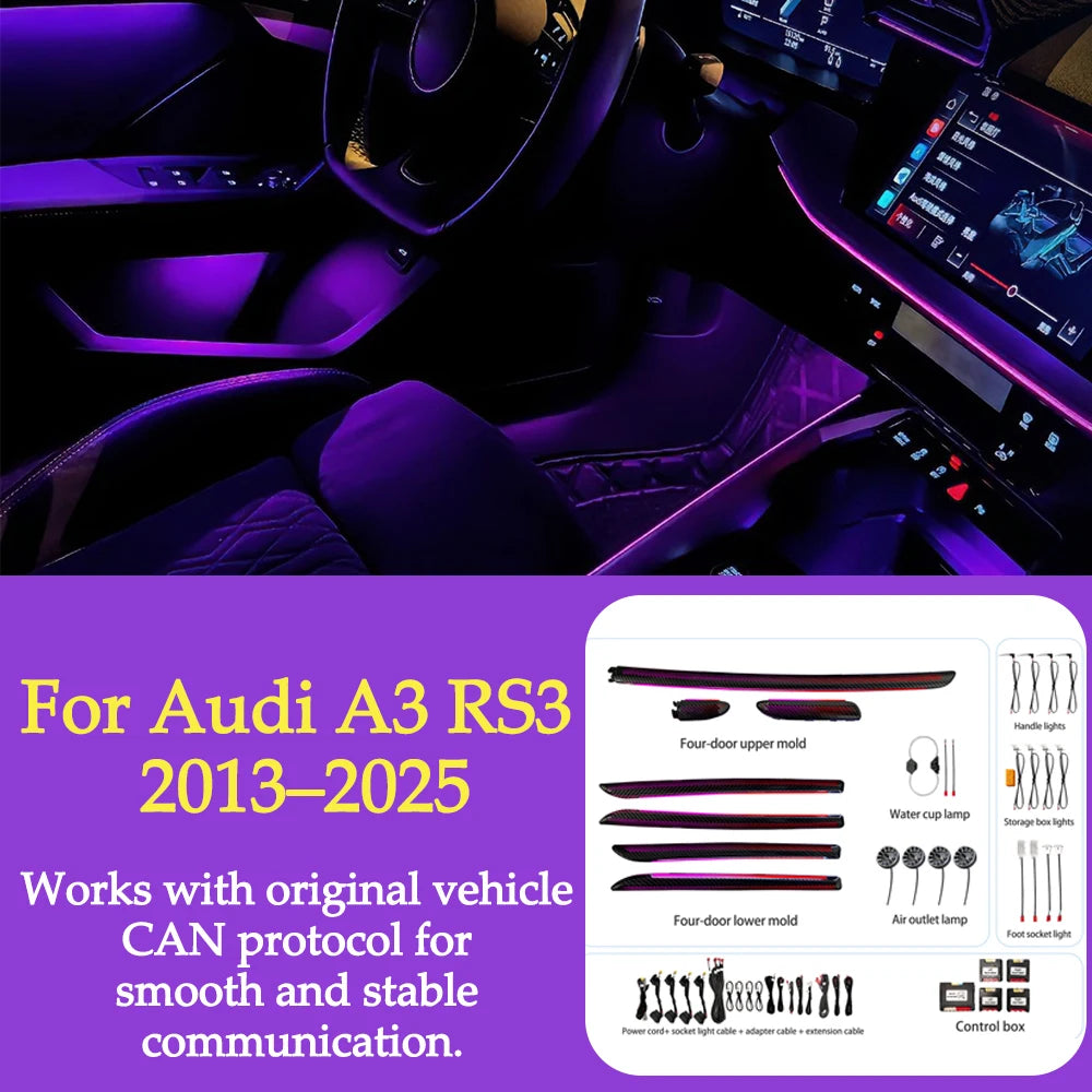 RGB Tweeter Speaker for Audi A7 Q5 A6 - RGB LED Ambient Speaker Car Interior Light