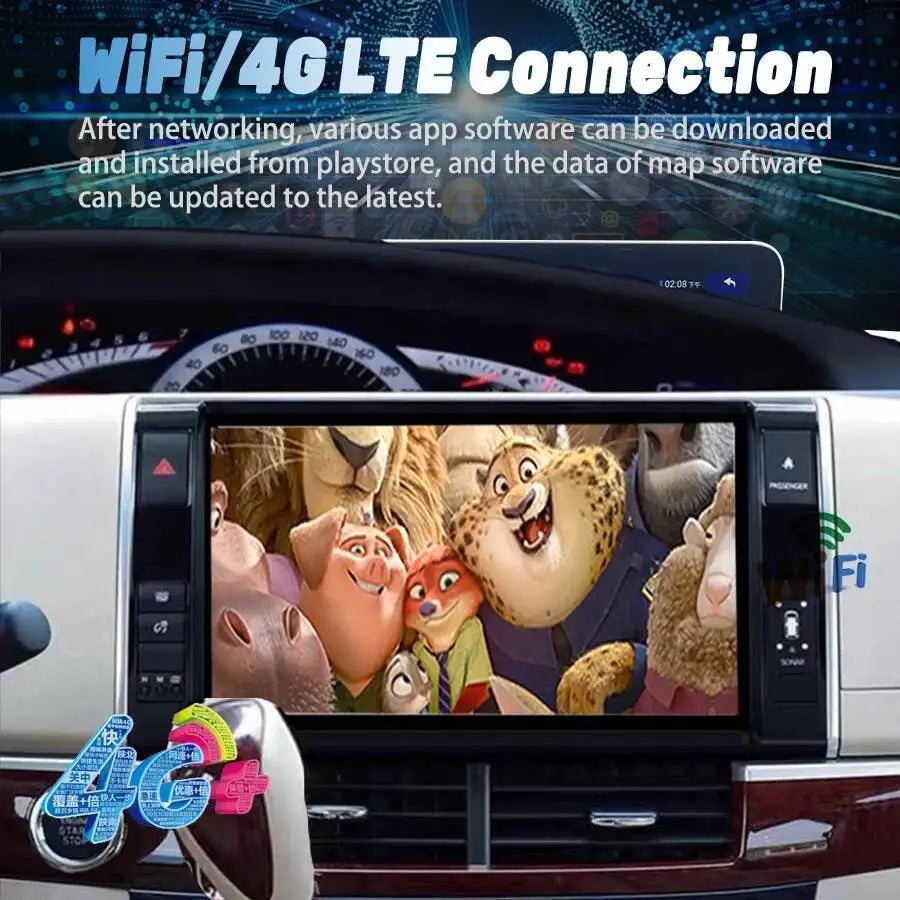 11.5" For Toyota Privia Estima 2006-2020 Car Multimedia Video Player Stereo Radio GPS Navi