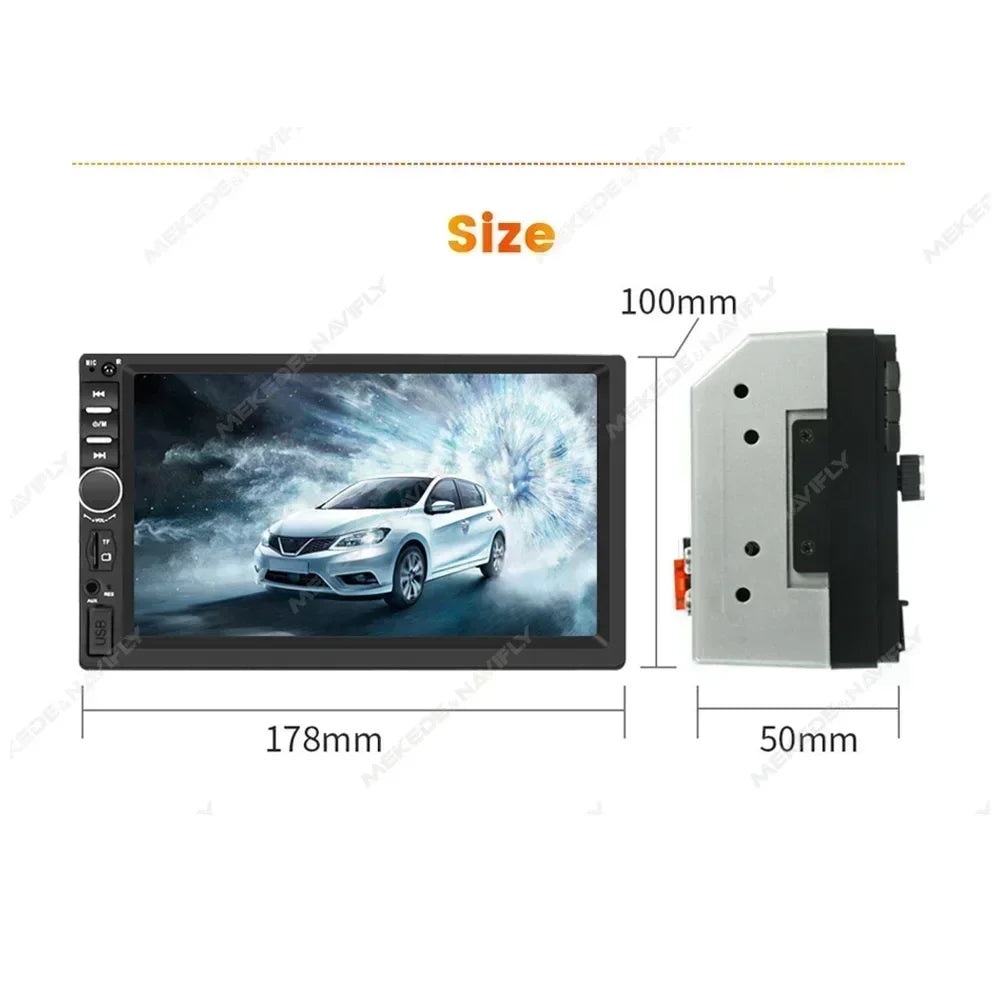 7 Inch HD Touch Screen Car Multimedia Player for Toyota Honda VW Corolla Camry Rav4 Carpla | AUTOKITSHOP