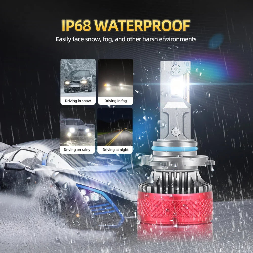roadsun Light H1 H4 H7 Led H8 H11 H16 Bulbs 9005 HB3 9006 HB4 9012 Car Headlight Kit Canbu