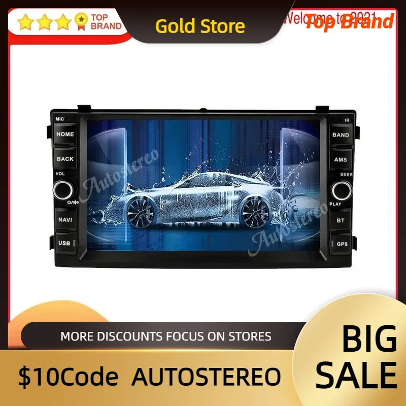 Carplay For KIA Ceed 2004-2008 Android 15 Car GPS Navigation Multimedia Player Auto Stereo