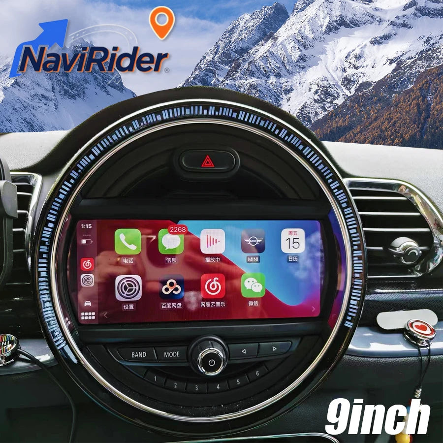 9'' Android Autoradio For BMW MINI F54 Clueman F55 F56 2017-2020 Carplay Stereo GPS Multim