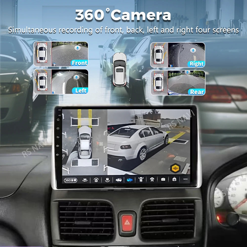 Android 16 For Nissan Sentra 5 B15 1999 - 2006 2K QLED Android Car Radio Multimedia Video