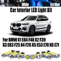 LED Interior Light Kit for BMW X1 E84 F48 X2 F39 X3 E83 F25 X4 F26 X5 E53 E70 X6 E71 Canbus Accessories LED Interior ...