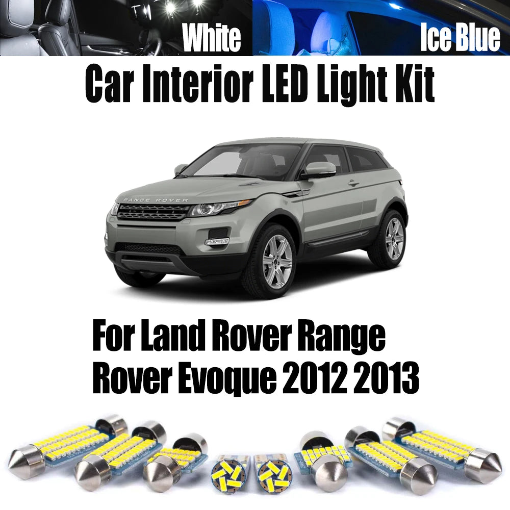 20-Piece LED Interior Light Kit for Land Rover Range Rover Evoque - Canbus Error-Free Bulbs | AUTOKITSHOP