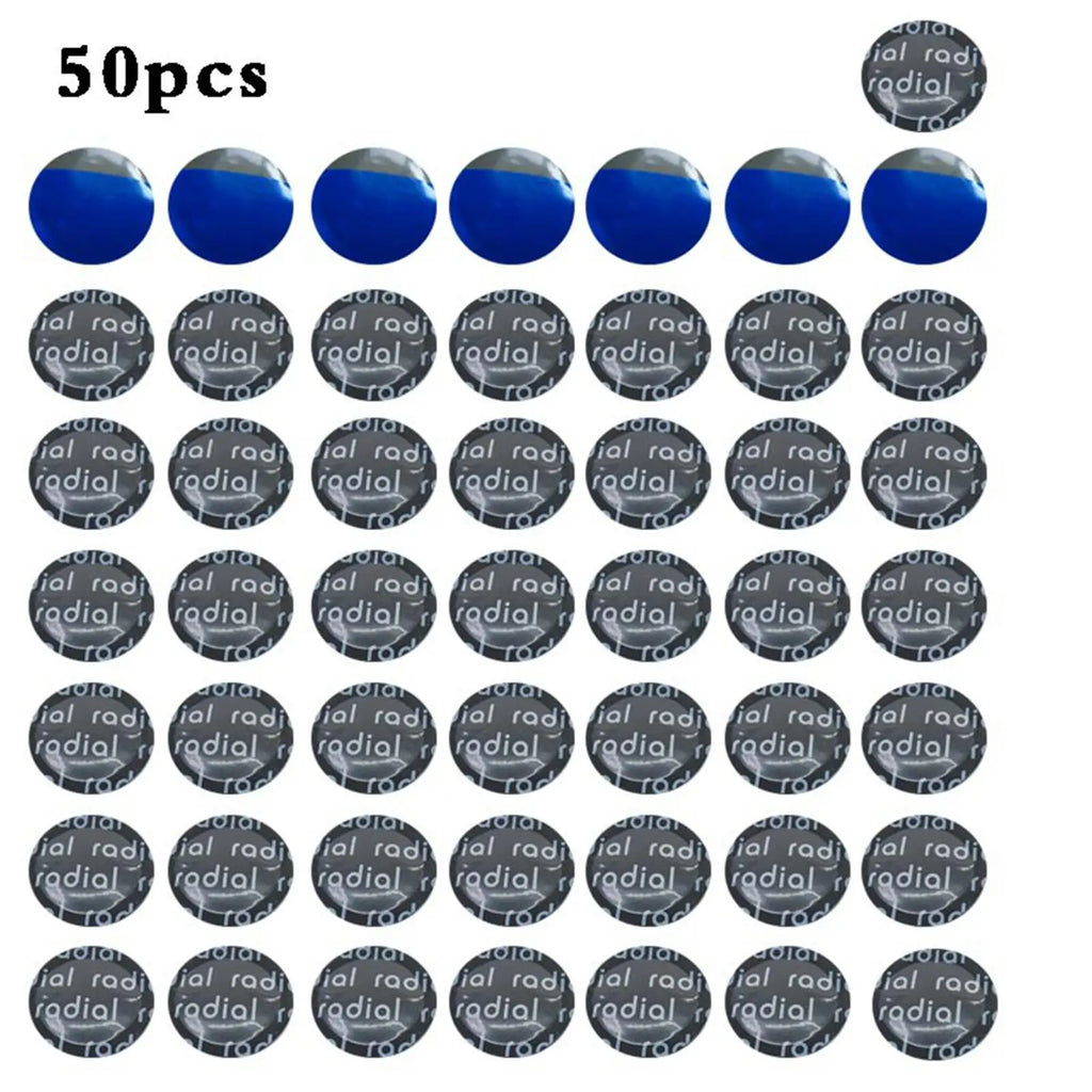50x Tire Repair Patches Professional Spare Parts Heavy Duty Assembly Auto Repair Tool Tire Repai - Automotive LED Light